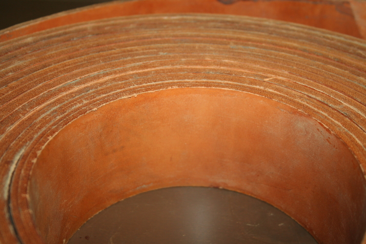 Flat belt Double leather machine belt Drive belt Heavy duty 3 in x 39