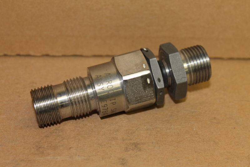 Hydraulic swivel, straight, SS, 3/4