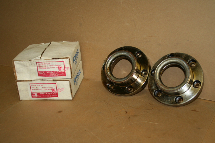 Coupling sleeve set of 2 size 1.5 Fasts Flex Model B Kop Flex Unused