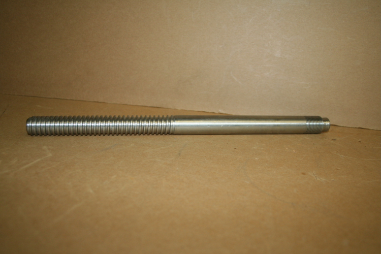 Valve stem 3/4 x 12 inches stainless steel no. 16 thread unused