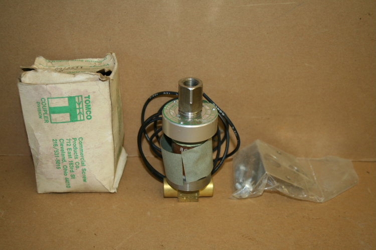 Solenoid valve 175 PSI explosion proof B95A334X Tomco Unused