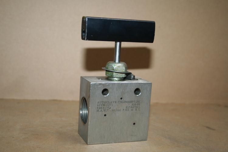 Valve High Pressure 60,000 psi 316SS 60VM-9071 Autoclave Engineers Parker