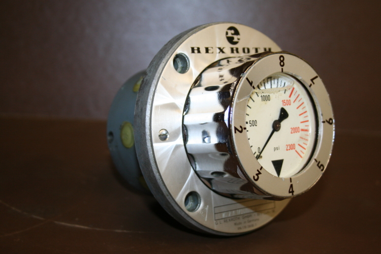 Pressure gauge selector Multi-circuit isolator Hydraulic MS2A1/1400/8-5 Rexroth