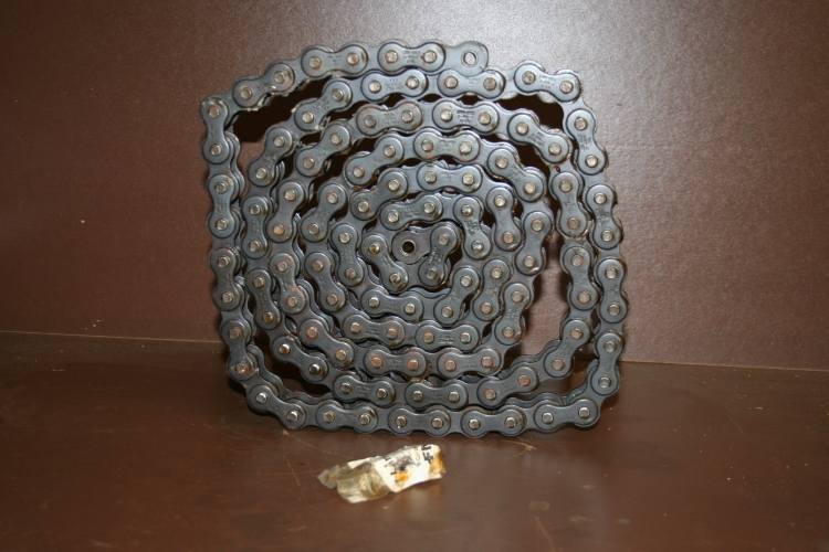 Roller chain ANSI 80 1inch pitch 10 ft Link-Belt Unused
