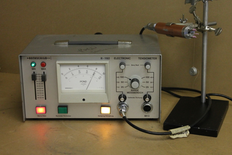 Tensiometer, Electronic, W/weights and sensor, Rothschild R 1192