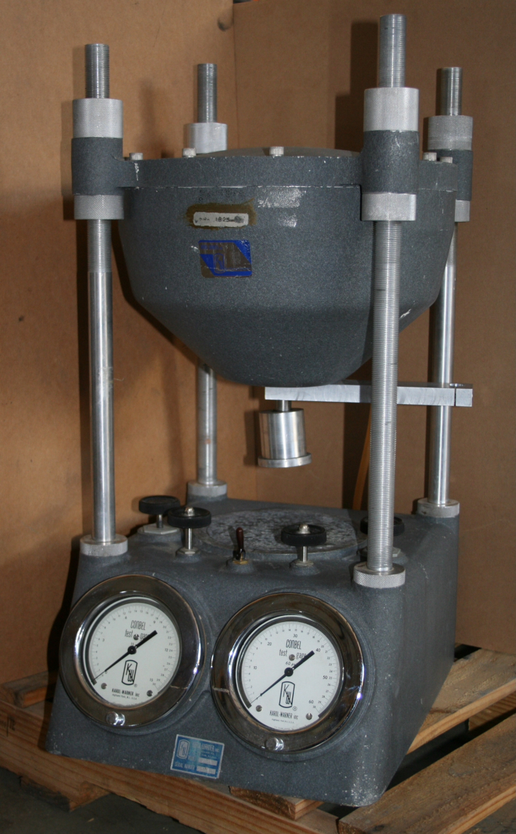 Consolidation load frame, Pneumatic, Conbel 355, Karol Warner sn284 10k flb 