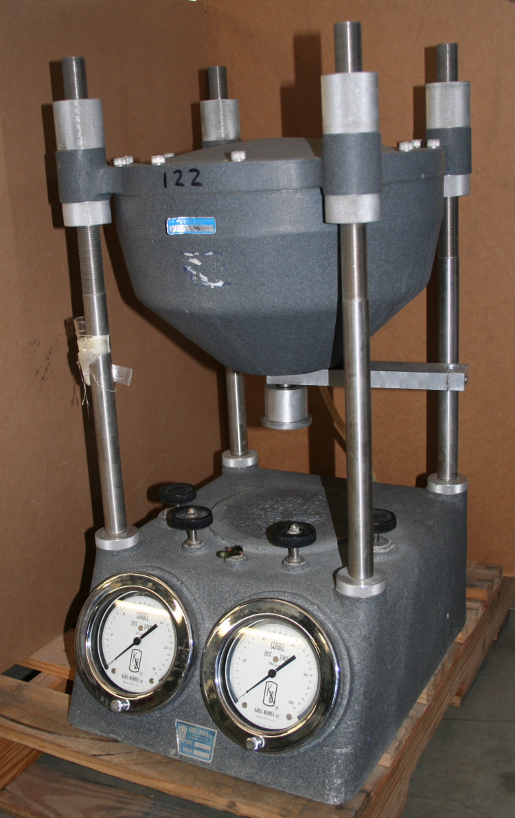 Consolidation load frame, Pneumatic, 354, Conbel Karol Warner 10k flb