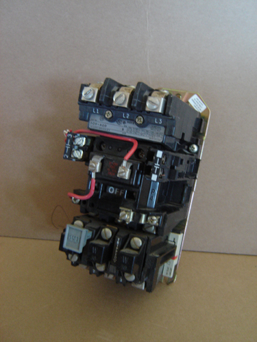 Motor starter, Size 0, Reversing, 18A, Allen Bradley, 509-AOD