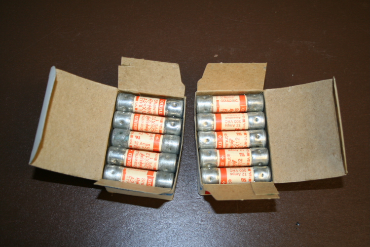 Fuse, A25X12 12amp 300v Semiconductor, Amp Trap, Shawmut, Unused Lot of 20