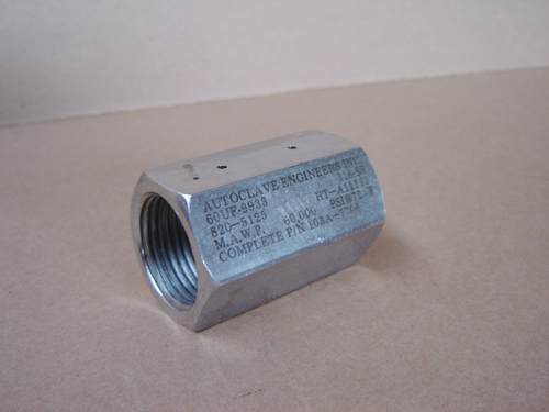 Fitting, High Pressure, Center section only, 60K psi, F562C, Autoclave Engineers