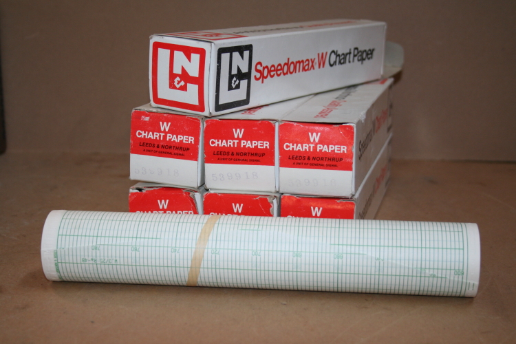 Chart Paper Speedomax W 539918 Leeds & Northrup Lot of 7