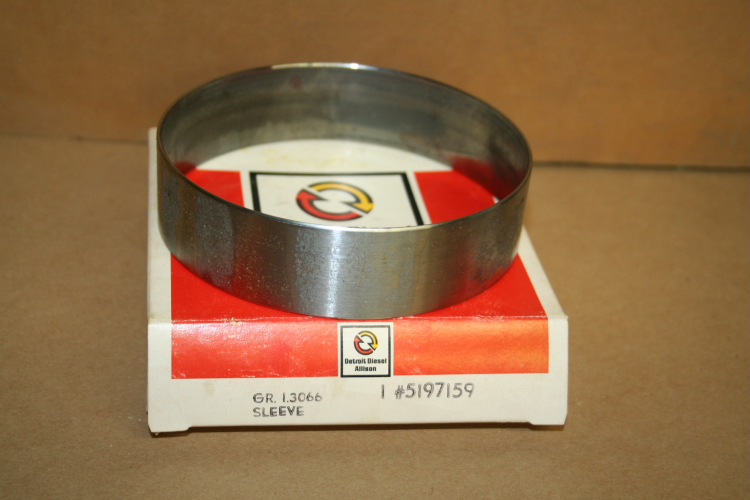 Crankshaft seal sleeve 5197159 GR 1.3066 Genuine Detroit Diesel unused