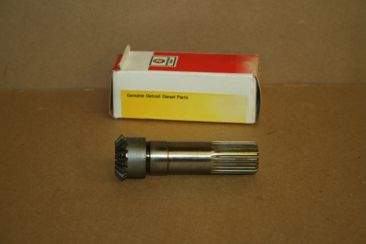 Bevel shaft, Gearshaft, 16 tooth, 3222490 Detroit Diesel Unused