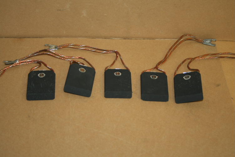 Carbon motor brushes 2.5x1.75x0.375