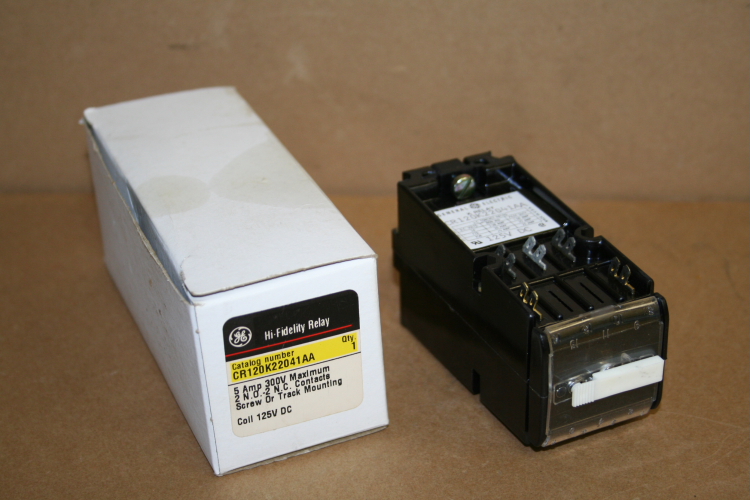 Relay high fidelity Cr120 K220 41AA G.E. Unused