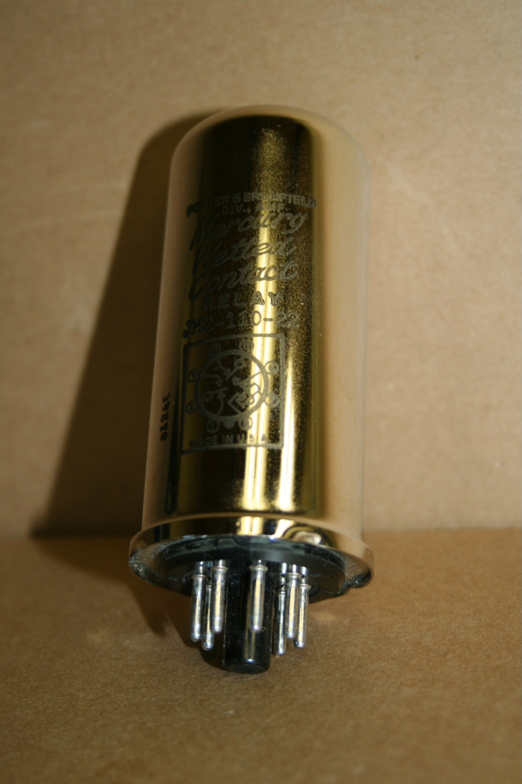 Relay, Mercury Wetted, 8 pin, JM2 110 22 Potter Brumfield Unused