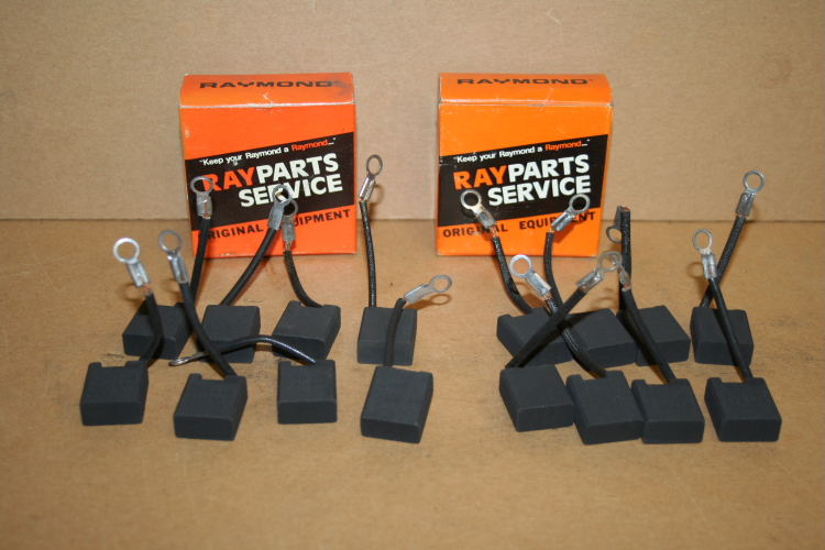 Motor brushes 570 214 10 Raymond Unused lot of 16