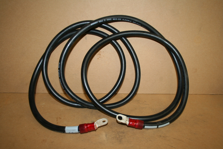 Battery cable welding cable 2 gauge 2 AWG 9 feet Raymond Unused