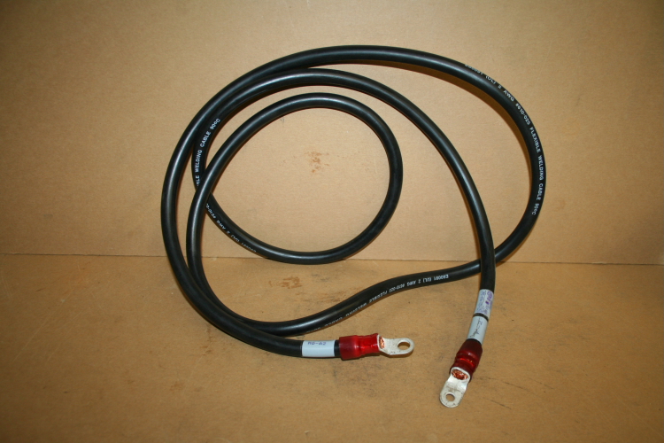 Battery cable welding cable 2 gauge 2 AWG 7 feet 7 in Raymond Unused