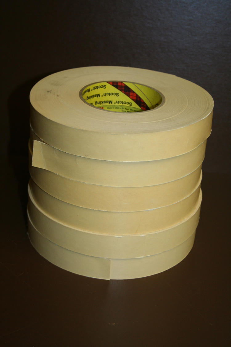 Flatback tape Super strength 1 in x 60 yd Sandblast 3M Lot of 6