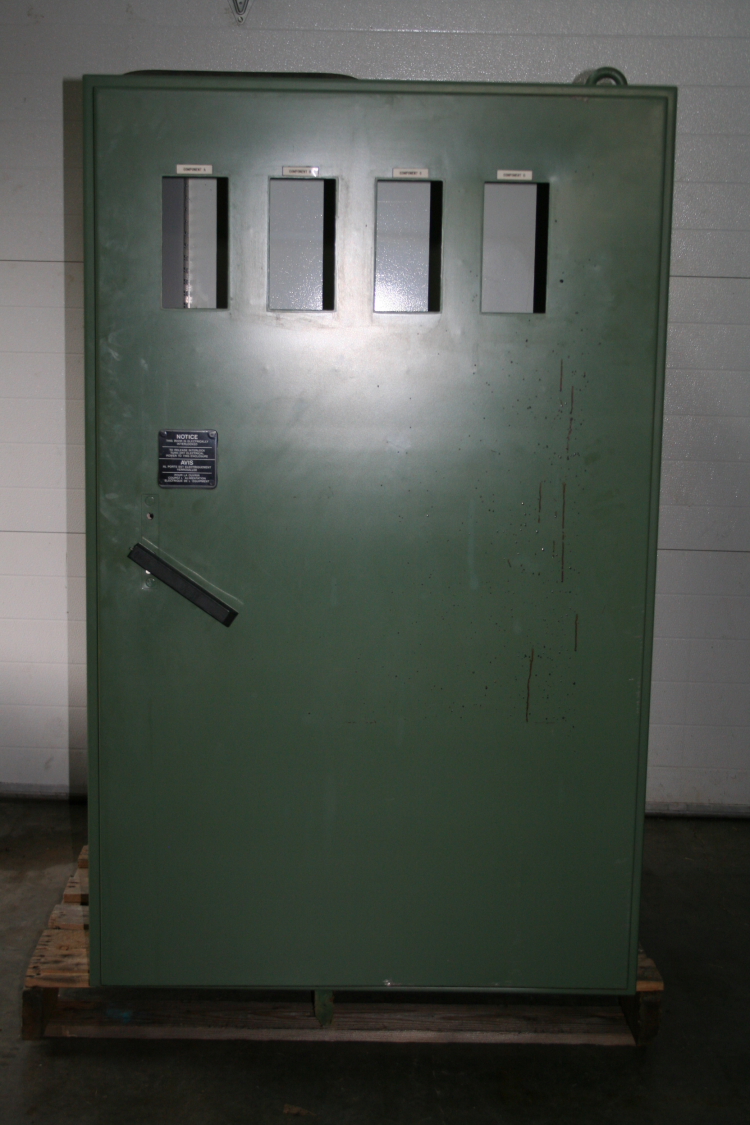 Electrical enclosure 54x33x30 Dual access with Electric interlock Heavy duty