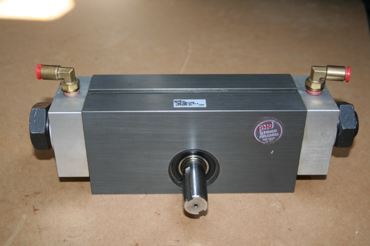 Rotary actuator 180 deg Pneumatic Double shaft RLS150X180-AB-BB-MQ13 PHD Inc