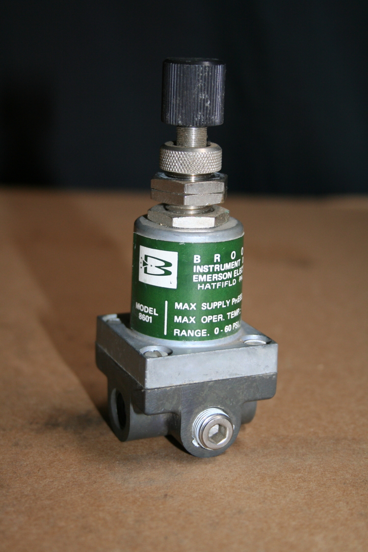 Precision regulator 250psi max 0-60psi 8601 Brooks