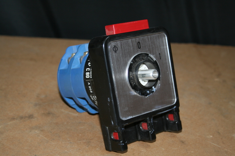 Rotary cam switch 80A 600V 3 pole C80 A202 Krause Naimer Unused