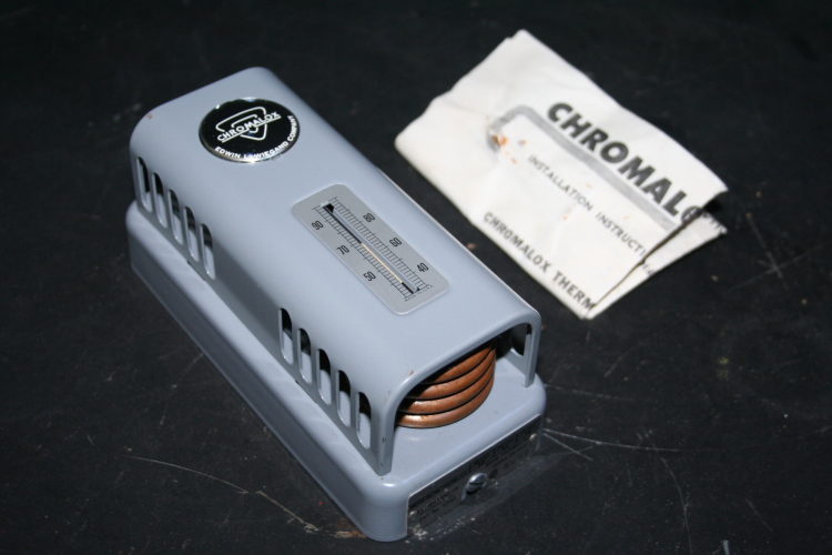 Thermostat 40-80 deg F120/240/277V 25A WR-80 Chromalox Unused