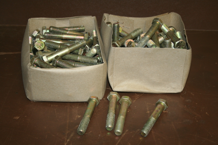 Cap screws bolt 1/2 x 3 2A Grade 5 Cad plated hex MS90725 USA made Lot of 100