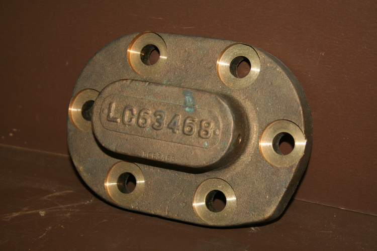 Oil pump cover 63468 Brass LC63468 Dresser Turbodyne Unused