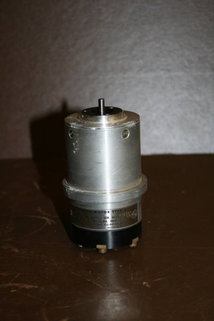 Motor Resolver, Autosyn, Type N, 115V, Bendix