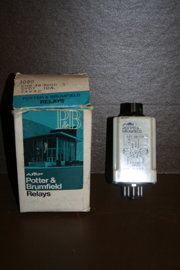 Relay Time delay 1-10sec CHB-38-30011 Potter Brumfield Unused