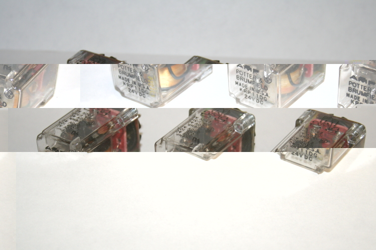 Relay KRP11DG 24 VDC 10amp 8 pin Potter Brumfield Unused Lot of 3