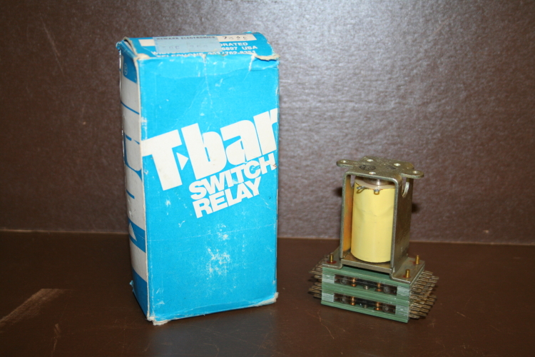 Relay 801-24C-12 T-Bar 24PDT 12VDC coil Unused