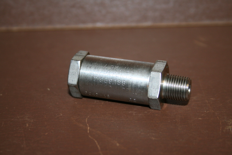Check valve 204D-18 SS Viton 1/8in NPT 3000psi Kepner Unused