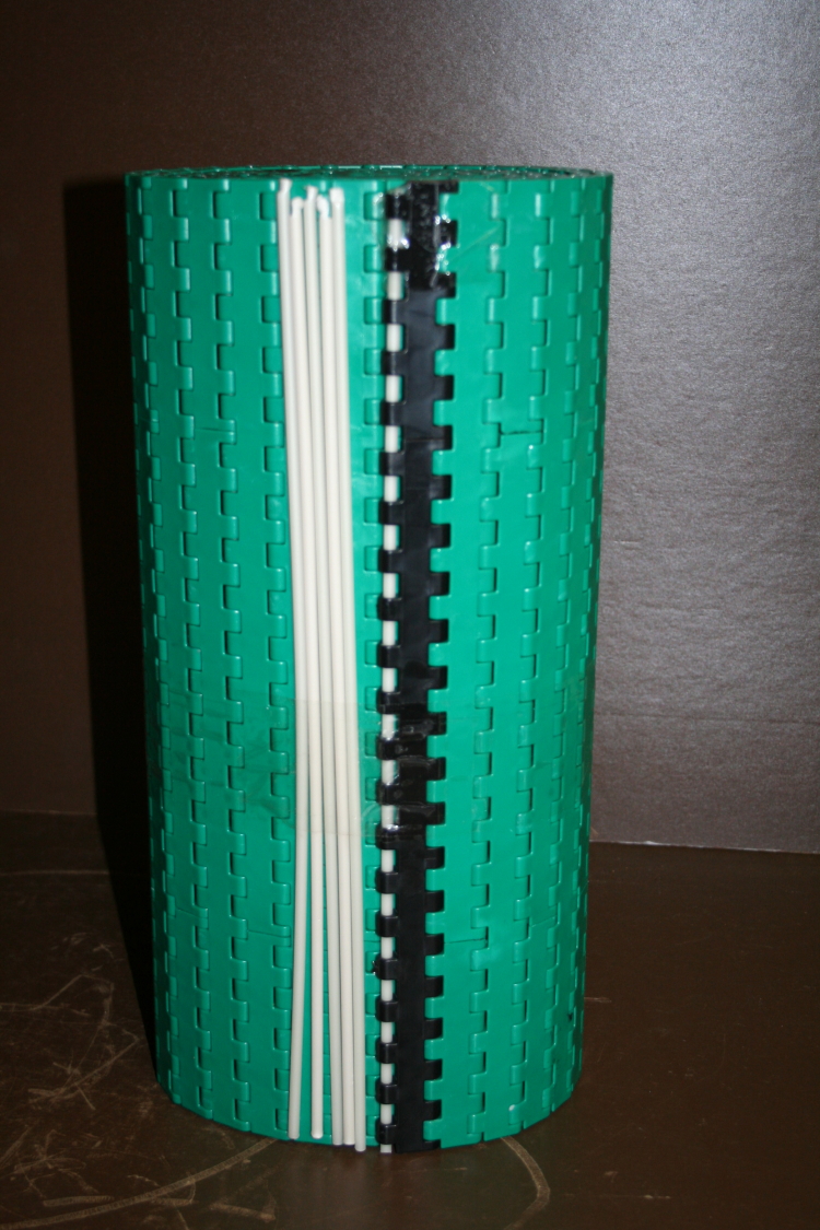 Conveyor belt Flat top Antistatic 15.75in x 10ft Ammeraal Unused