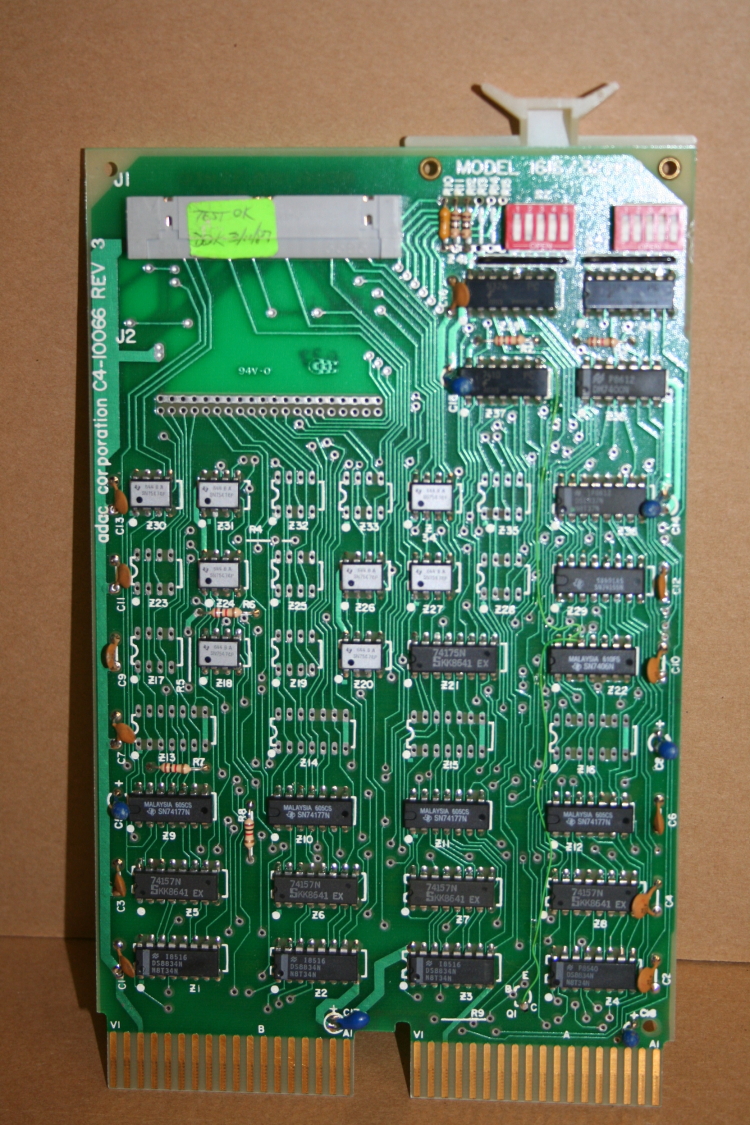 Q-bus interface card 1616/32 HCO, C4-10066 Rev 3 Adac Corp