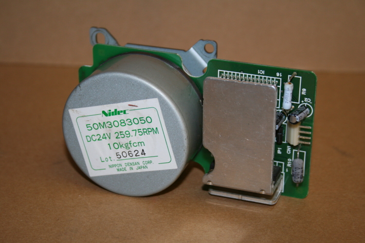 Gear motor 7.5:1, 24VDC, 260rpm, 50M3083050 Nidec