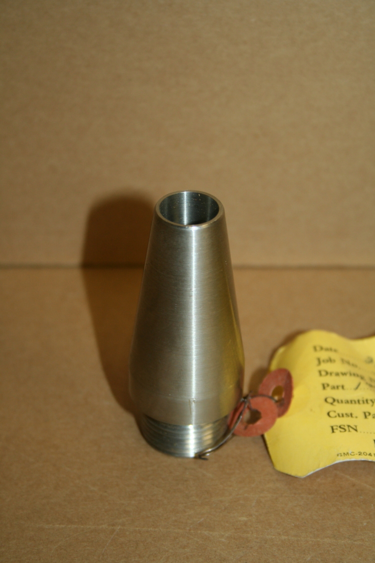 Motive nozzle 0.13Xin throat diameter 1st stage Graham Manufacturing Unused