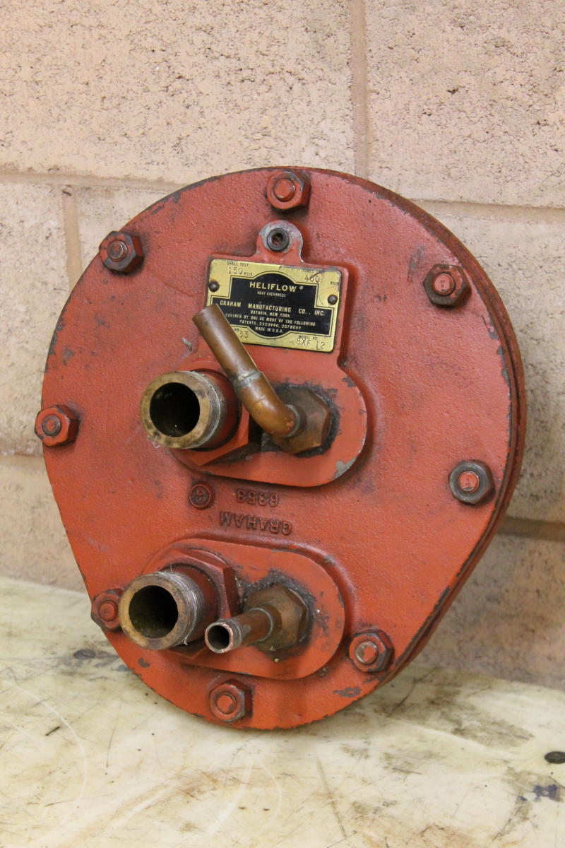 Heat exchanger, 8-12, 8XF-12 Graham Heliflow C