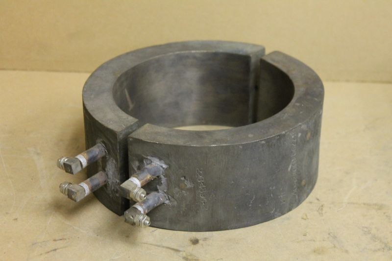 Cast in band heater, 1600 watt, 220V Heat only Extruder barrel, 6 1/2