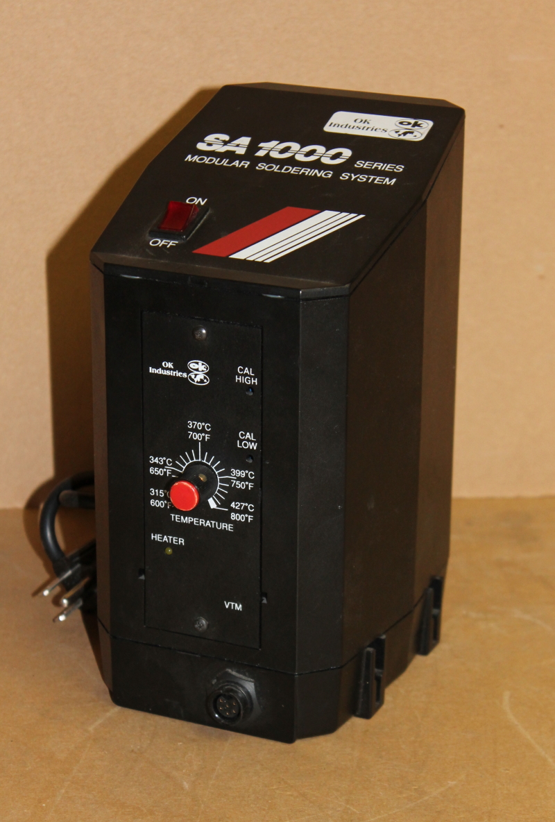 Solder Station Controller, 28VAC Power Supply, 115 VAC, SA 1000, OK Industries