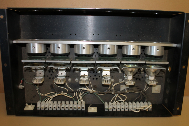 Fiber Optic Light Source, For Six GE ELC 24V 250 Watt Bulbs, Fan Cooled