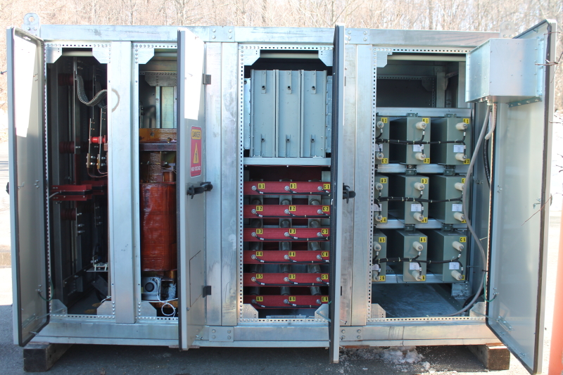 Power factor correction capacitor bank harmonic Filter 1900 kVAR Electrotek