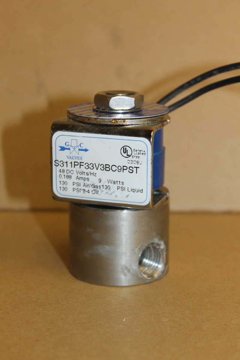 G.C. Valves S312PF33V3BC9PST Solenoid Valve, 1/4
