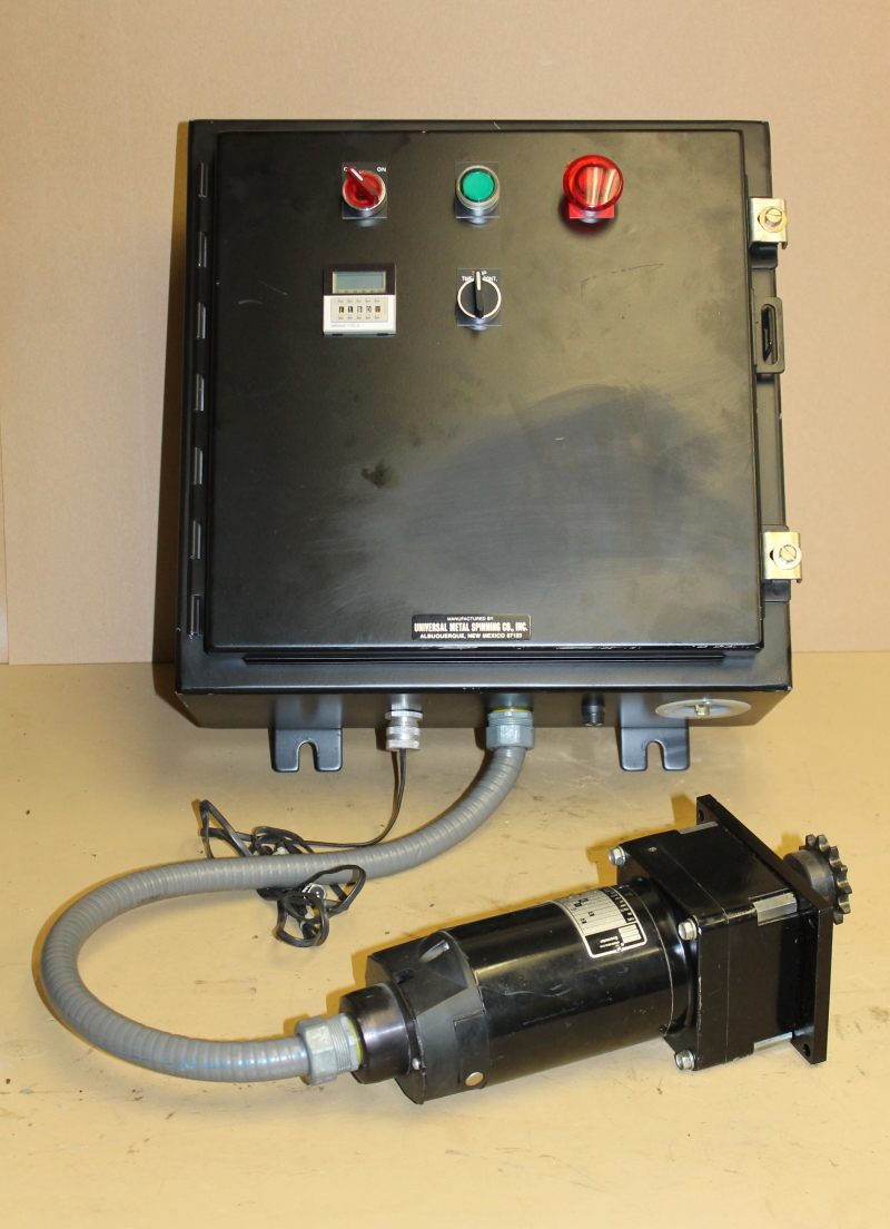 Bodine 325D5BEPM DC Gearmotor w/ Controller, 65inlb, 84RPM