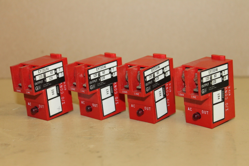 Eagle Signal CP730A6 I/O Module, Output Module, Eptak, Lot of 4