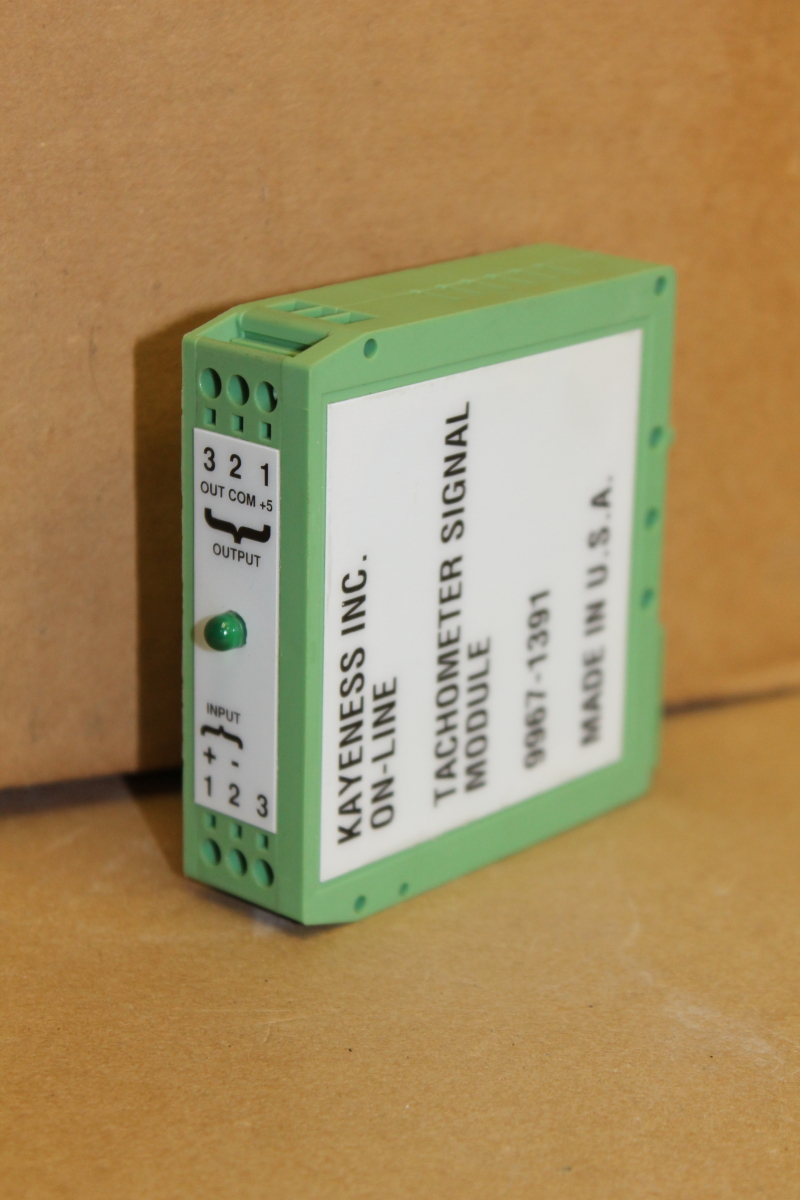 Dynisco Kayeness 9967-1391 Tachometer Input Module, DIN rail