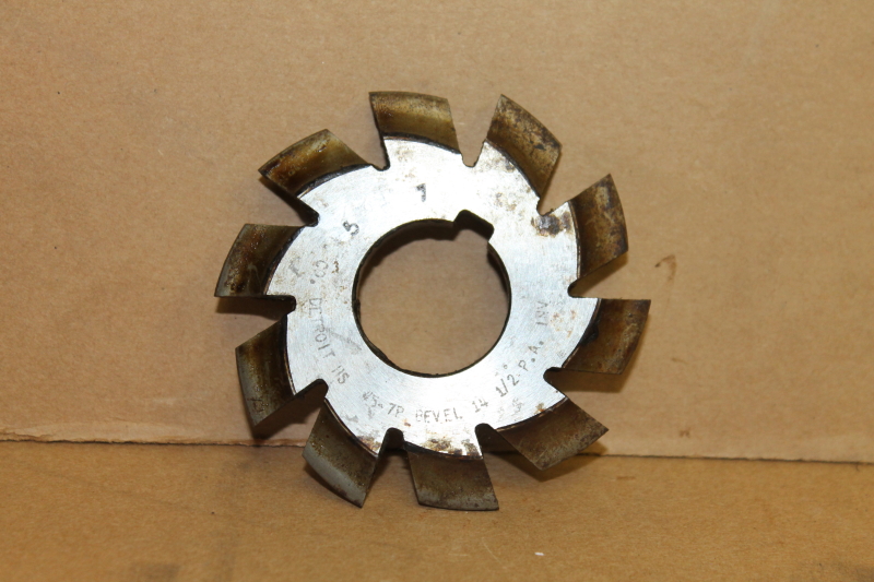 Convex Involute Gear Cutter, #5 7P 14-1/2 PA, 1